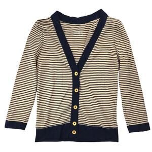 J.Crew | Striped, Perfect Fit Cardigan Sweater | Size XXS